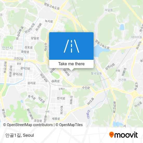 안골1길 map