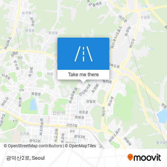 광덕산2로 map