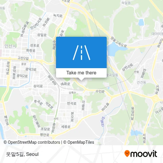 웃말5길 map