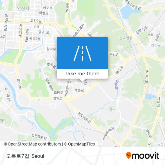 오목로7길 map