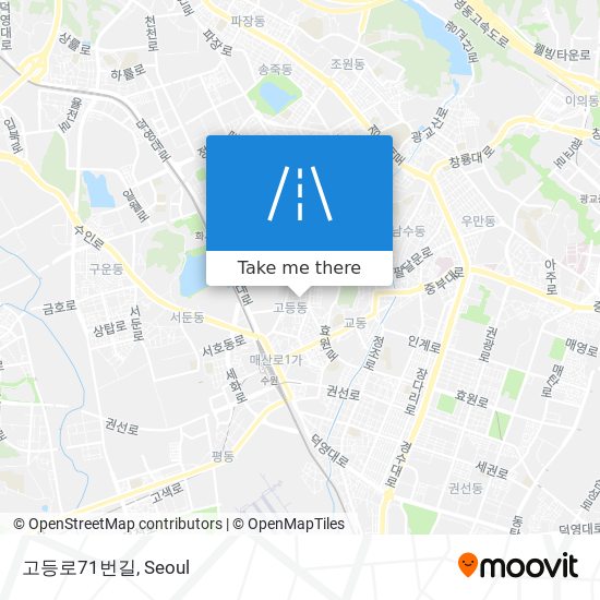 고등로71번길 map