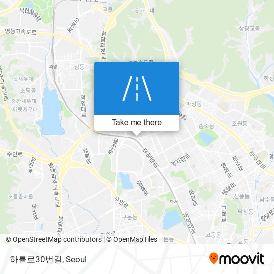 하률로30번길 map