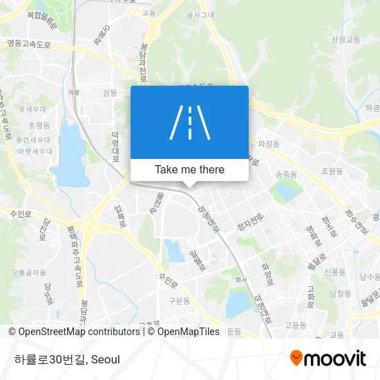 하률로30번길 map