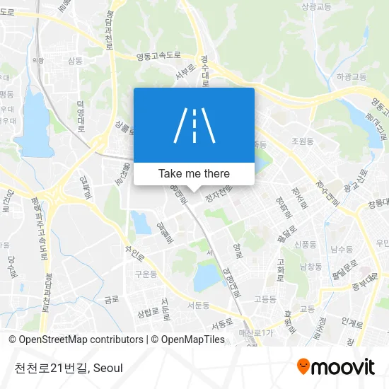 천천로21번길 map