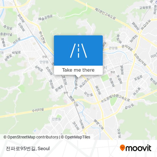 전파로95번길 map