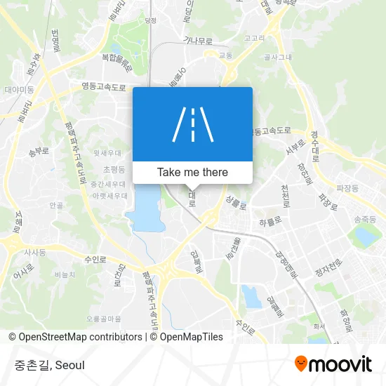 중촌길 map