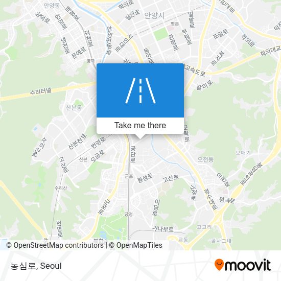 농심로 map