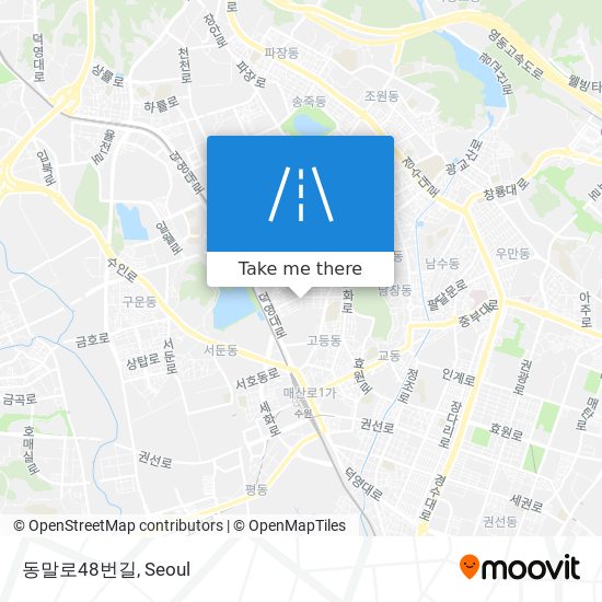 동말로48번길 map