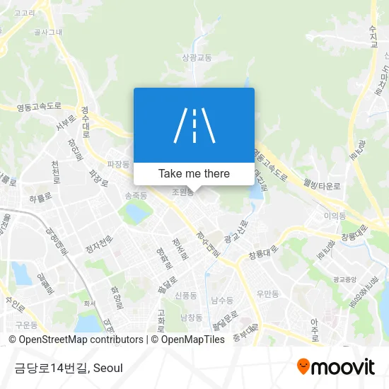 금당로14번길 map
