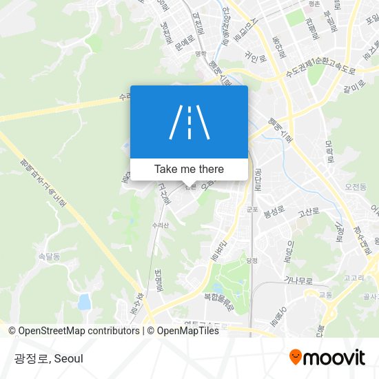 광정로 map