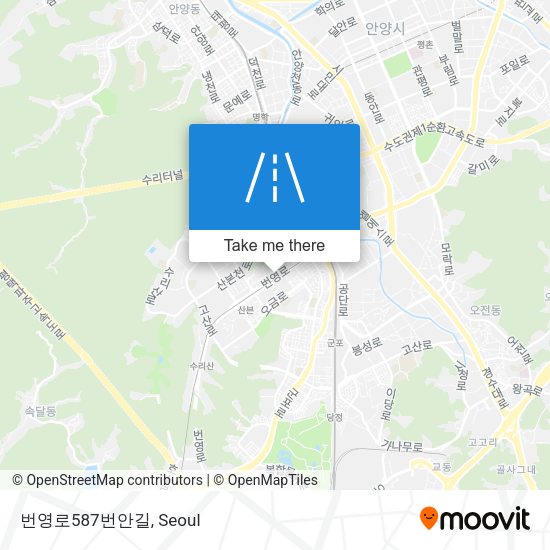 번영로587번안길 map