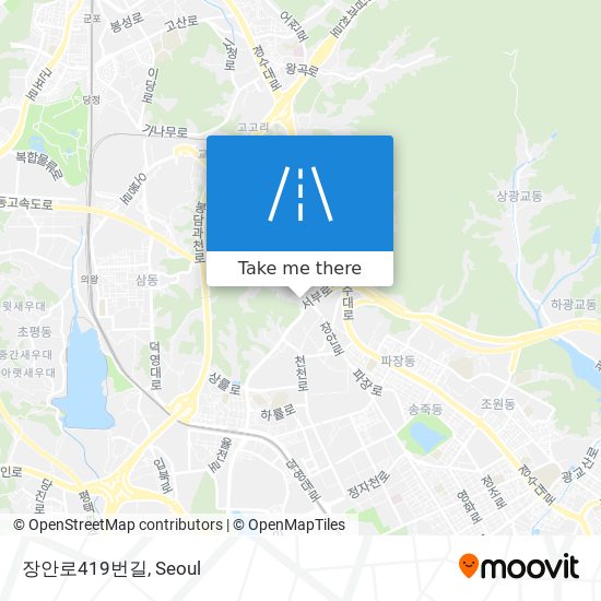 장안로419번길 map