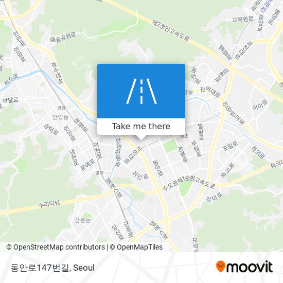 동안로147번길 map