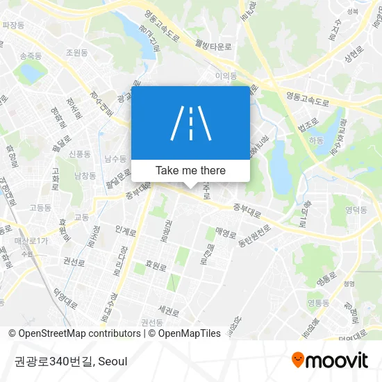 권광로340번길 map