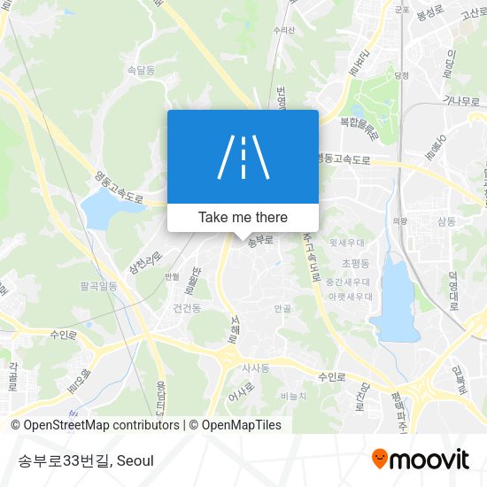 송부로33번길 map