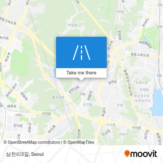 삼천리3길 map