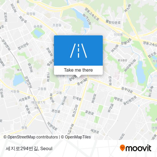 세지로294번길 map