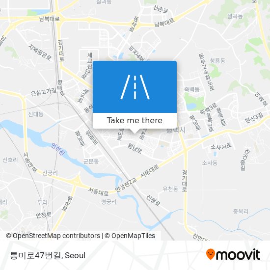 통미로47번길 map