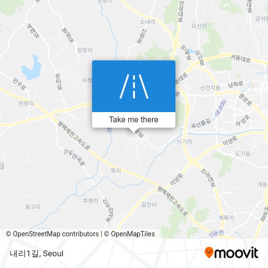 내리1길 map