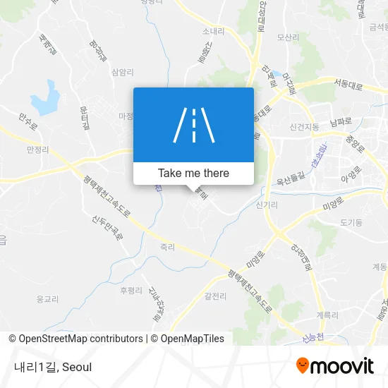 내리1길 map