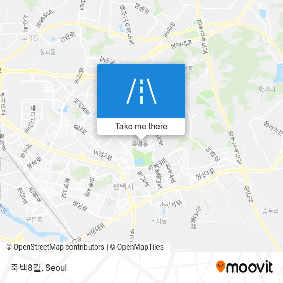 죽백8길 map