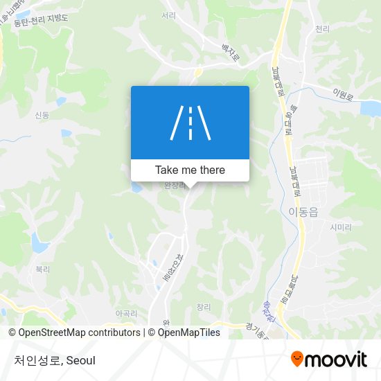 처인성로 map
