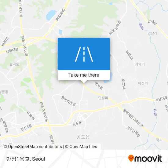 만정1육교 map