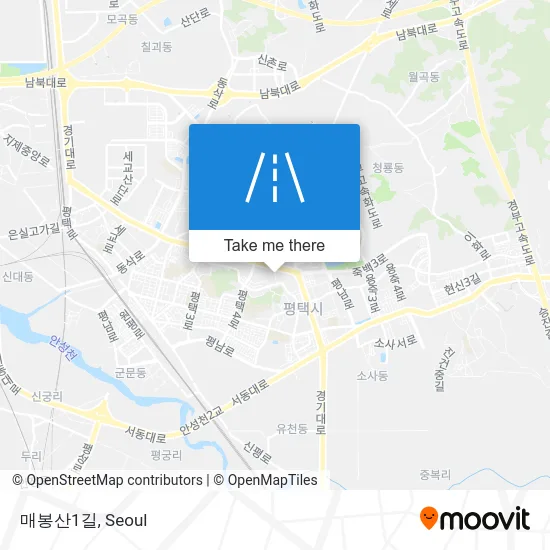 매봉산1길 map