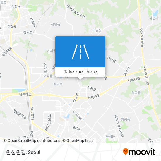 원칠원길 map