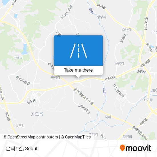 문터1길 map