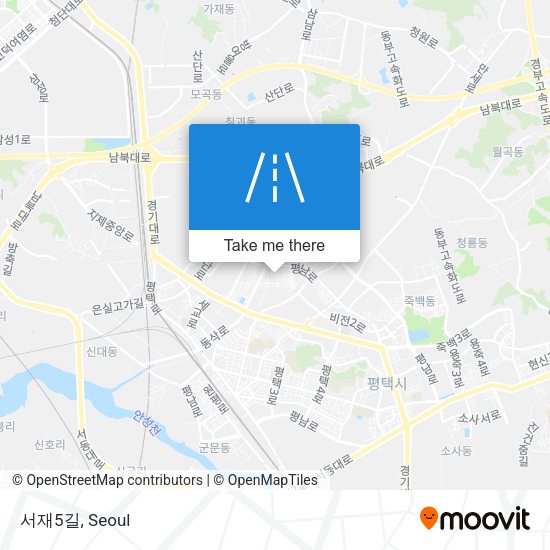 서재5길 map