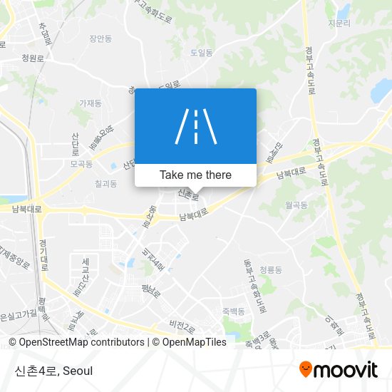 신촌4로 map