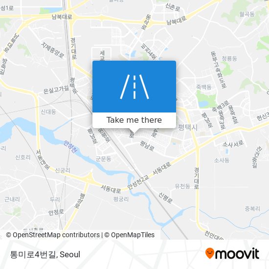 통미로4번길 map