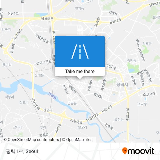 평택1로 map