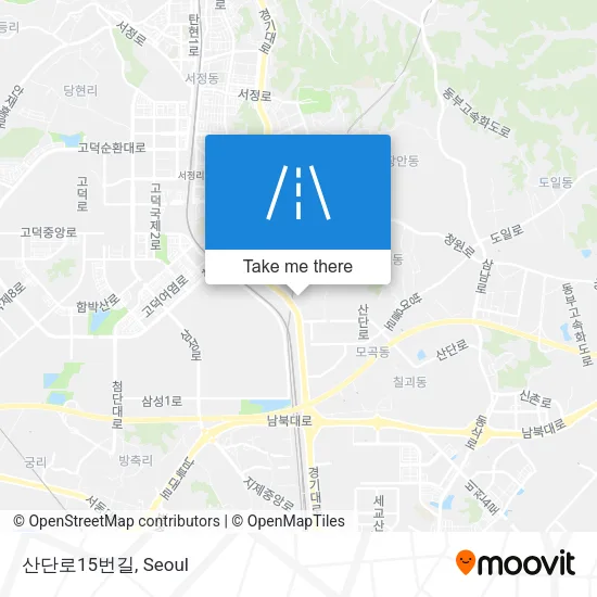 산단로15번길 map