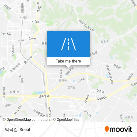 막곡길 map