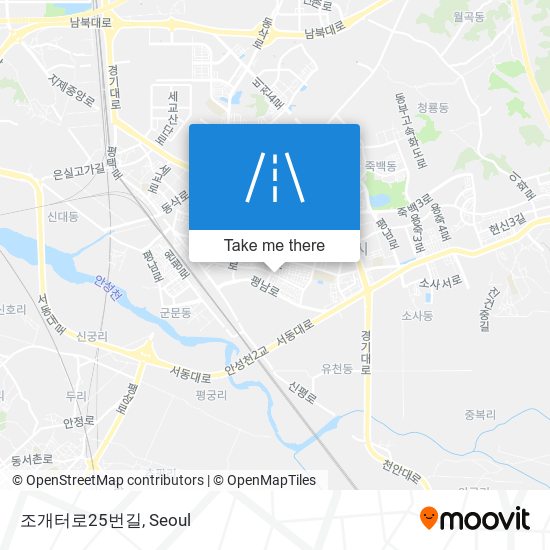 조개터로25번길 map