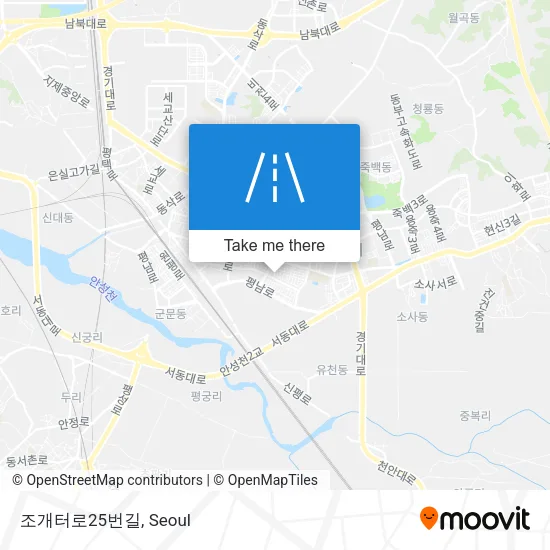 조개터로25번길 map