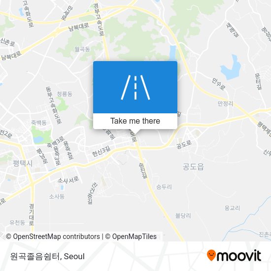 원곡졸음쉼터 map