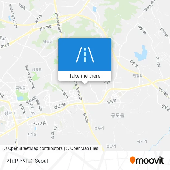 기업단지로 map