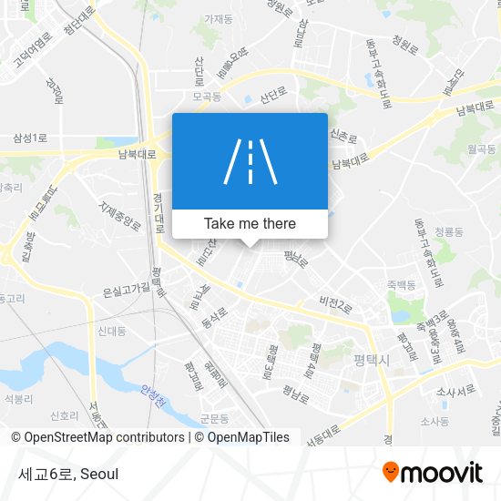세교6로 map