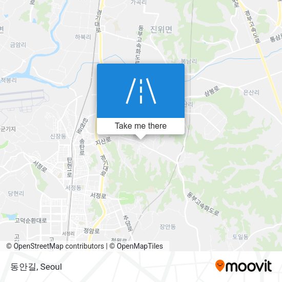 동안길 map