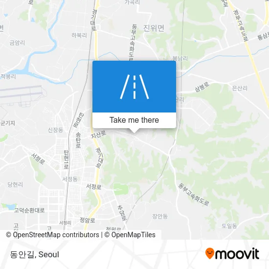 동안길 map
