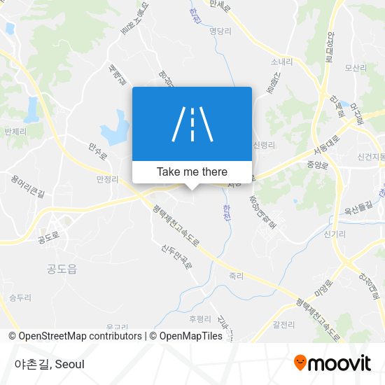 야촌길 map