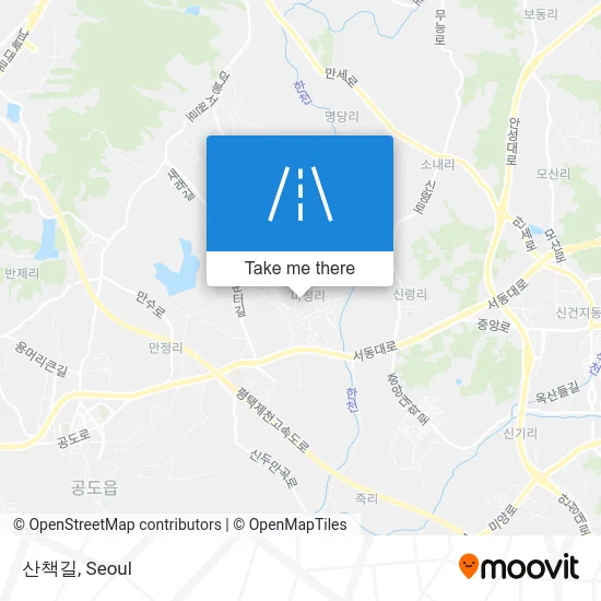 산책길 map