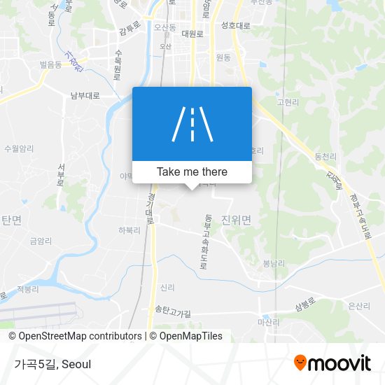 가곡5길 map