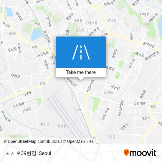 세지로39번길 map