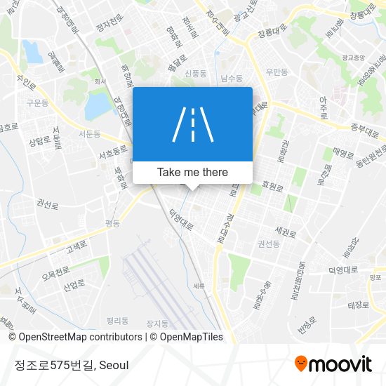 정조로575번길 map
