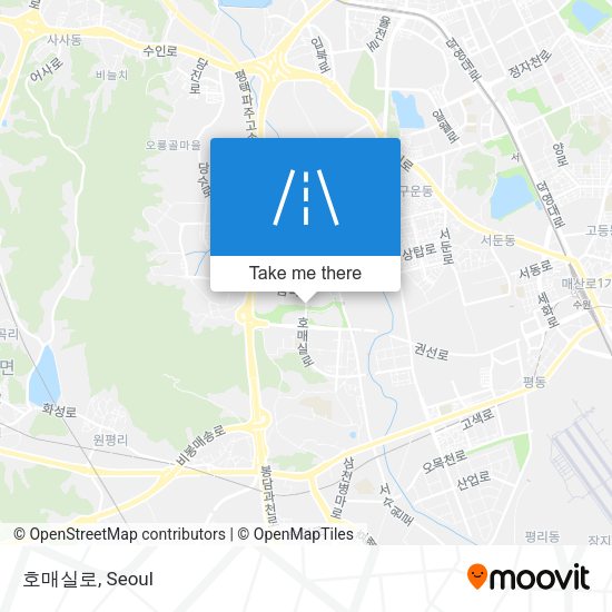 호매실로 map