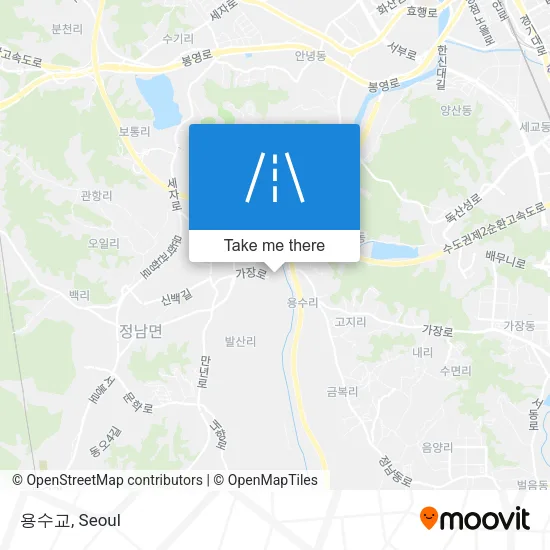 용수교 map